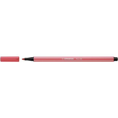 STABILO Filctoll, 1 mm, STABILO "Pen 68", rozsdavörös