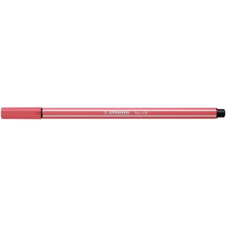 STABILO Filctoll, 1 mm, STABILO "Pen 68", rozsdavörös