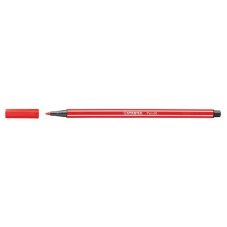 STABILO Filctoll, 1 mm, STABILO "Pen 68", kármin piros