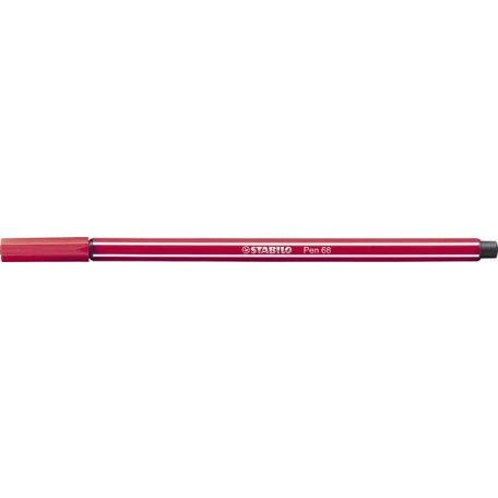 STABILO Filctoll, 1 mm, STABILO "Pen 68", sötétpiros