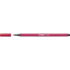 STABILO Filctoll, 1 mm, STABILO "Pen 68", sötétpiros