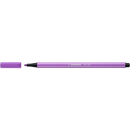 STABILO Filctoll, 1 mm, STABILO "Pen 68", szilva