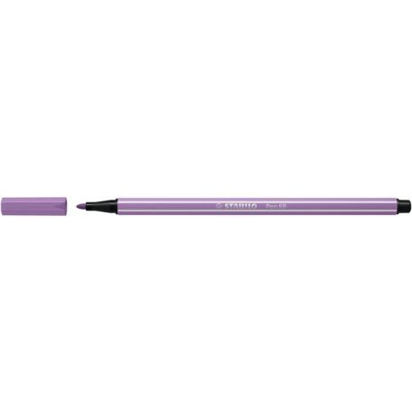 STABILO Filctoll, 1 mm, STABILO "Pen 68", szürkéslila