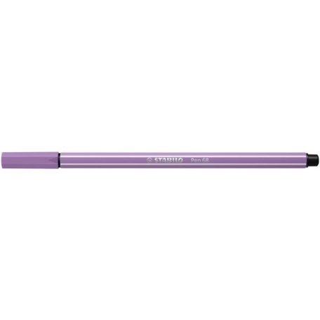 STABILO Filctoll, 1 mm, STABILO "Pen 68", szürkéslila