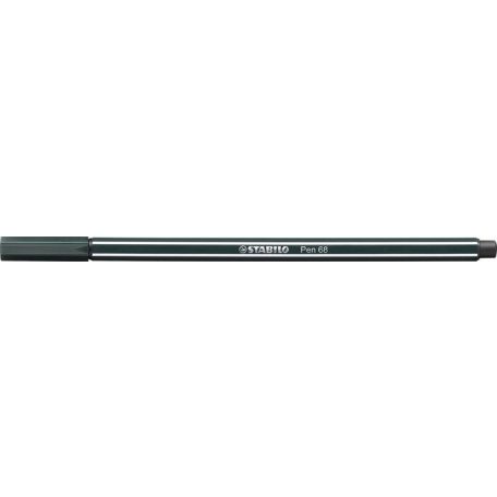 STABILO Filctoll, 1 mm, STABILO "Pen 68", sötétzöld
