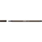 STABILO Filctoll, 1 mm, STABILO "Pen 68", kávébarna