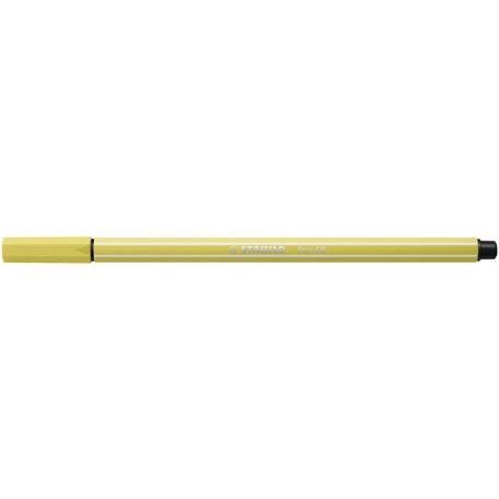 STABILO Filctoll, 1 mm, STABILO "Pen 68", mustár