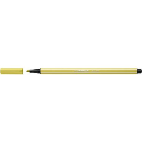 STABILO Filctoll, 1 mm, STABILO "Pen 68", mustár