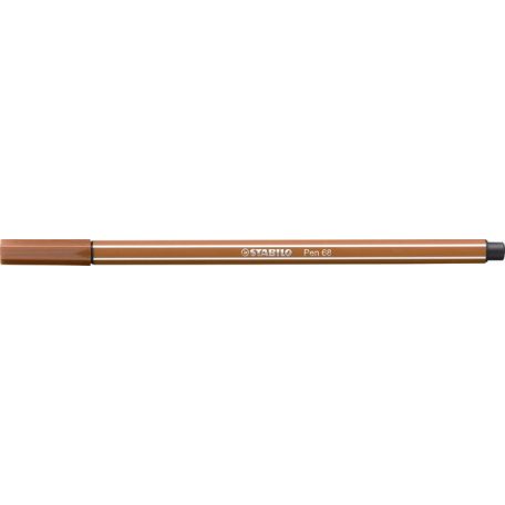 STABILO Filctoll, 1 mm, STABILO "Pen 68", vörösbarna