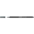 STABILO Filctoll, 1,4 mm, STABILO "Pen 68 metallic", ezüst