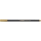 STABILO Filctoll, 1,4 mm, STABILO "Pen 68 metallic", arany