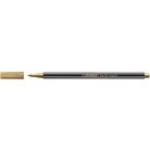 STABILO Filctoll, 1,4 mm, STABILO "Pen 68 metallic", arany
