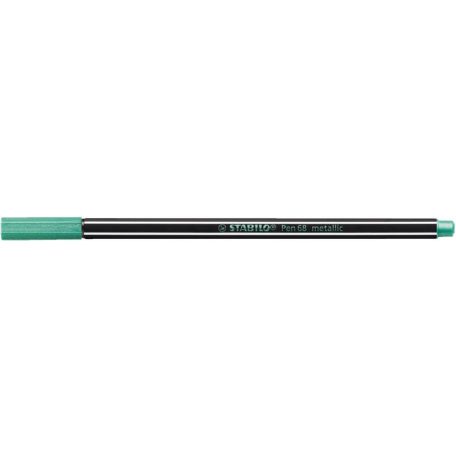 STABILO Filctoll, 1,4 mm, STABILO "Pen 68 metallic", metálzöld