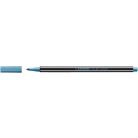 STABILO Filctoll, 1,4 mm, STABILO "Pen 68 metallic", metálkék