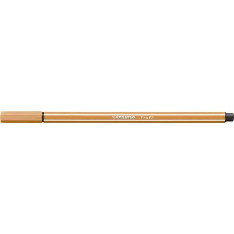 STABILO Filctoll, 1 mm, STABILO "Pen 68", sötétokker