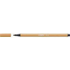   STABILO Filctoll, 1 mm, STABILO "Pen 68", sötétokker