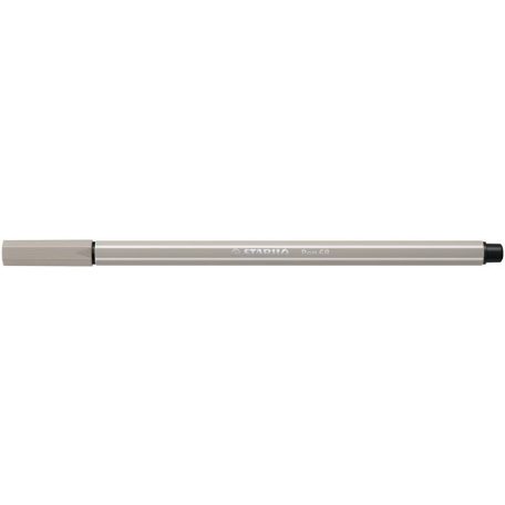 STABILO Filctoll, 1 mm, STABILO "Pen 68", melegszürke