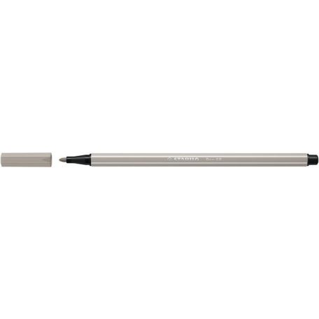 STABILO Filctoll, 1 mm, STABILO "Pen 68", melegszürke