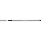 STABILO Filctoll, 1 mm, STABILO "Pen 68", közép szürke