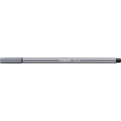   STABILO Filctoll, 1 mm, STABILO "Pen 68", sötét szürke