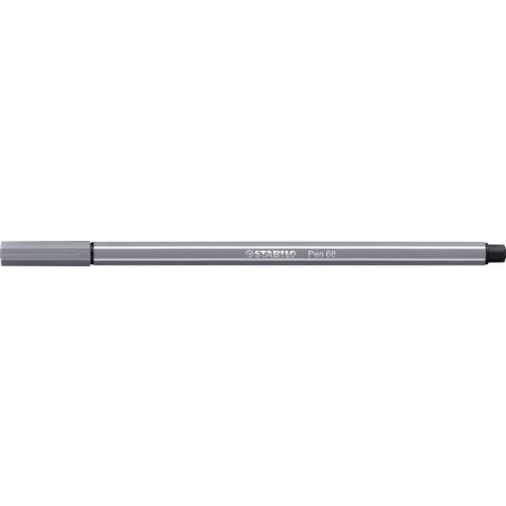 STABILO Filctoll, 1 mm, STABILO "Pen 68", sötét szürke