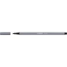 STABILO Filctoll, 1 mm, STABILO "Pen 68", sötét szürke