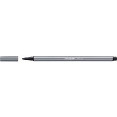  STABILO Filctoll, 1 mm, STABILO "Pen 68", sötét szürke