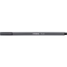 STABILO Filctoll, 1 mm, STABILO "Pen 68", mély szürke