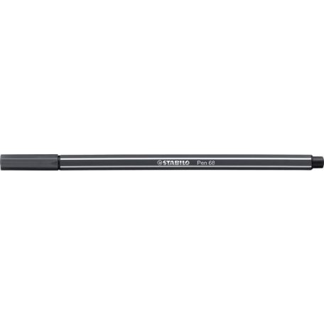 STABILO Filctoll, 1 mm, STABILO "Pen 68", mély szürke