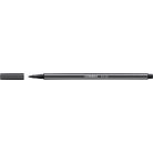 STABILO Filctoll, 1 mm, STABILO "Pen 68", mély szürke