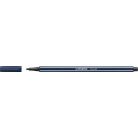 STABILO Filctoll, 1 mm, STABILO "Pen 68", éj szürke