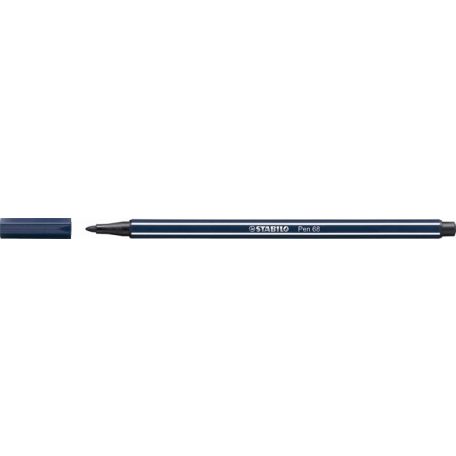 STABILO Filctoll, 1 mm, STABILO "Pen 68", éj szürke