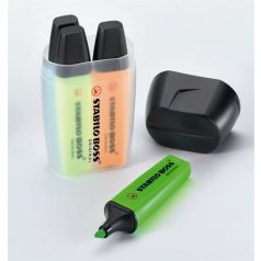   STABILO Szövegkiemelő készlet, 2-5 mm, STABILO "Boss Big Box", 4 különböző szín