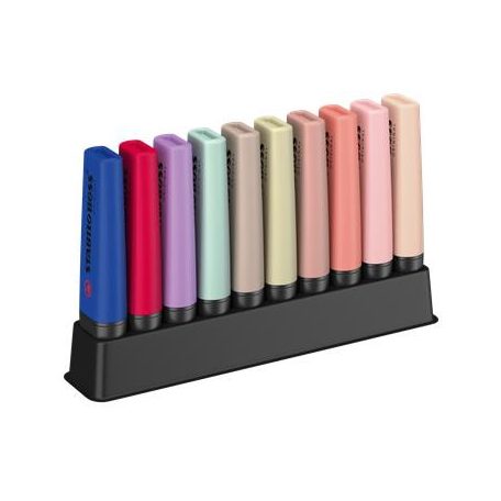 STABILO Szövegkiemelő készlet, 2-5 mm, STABILO "BOSS original NatureCOLORS Wildflowers", 10 különböző szín