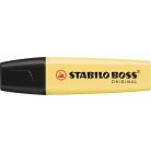 STABILO Szövegkiemelő, 2-5 mm, STABILO "BOSS original Pastel", vanília