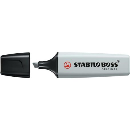 STABILO Szövegkiemelő, 2-5 mm, STABILO "BOSS original Pastel", poros szürke