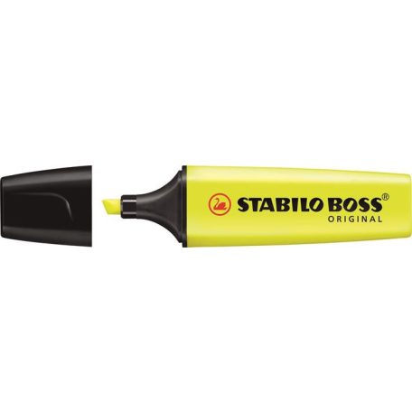 STABILO Szövegkiemelő, 2-5 mm, STABILO "BOSS original", sárga