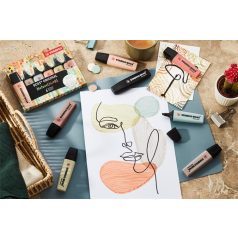   STABILO Szövegkiemelő készlet, 2-5 mm, STABILO "BOSS original NatureCOLORS", 4 különböző szín