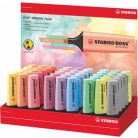 STABILO Szövegkiemelő display, 2-5 mm, STABILO "BOSS Pastel", vegyes pasztell színek