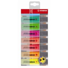   STABILO Szövegkiemelő készlet, 2-5 mm, STABILO "BOSS original", 8 különböző szín