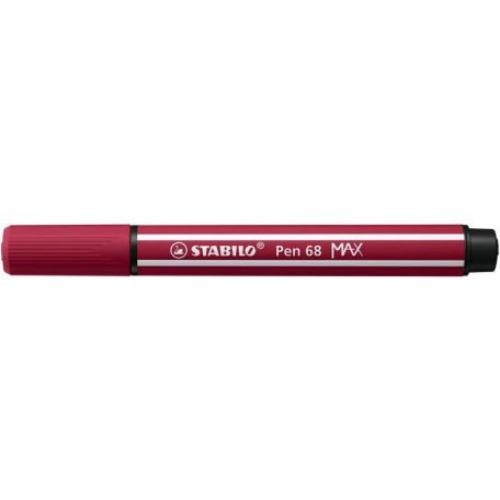 STABILO Filctoll, 1-5 mm, vágott hegy, STABILO "Pen 68 MAX", bordó