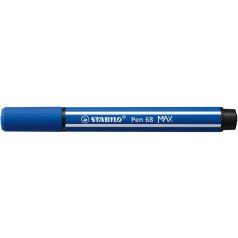  STABILO Filctoll, 1-5 mm, vágott hegy, STABILO "Pen 68 MAX", ultramarinkék