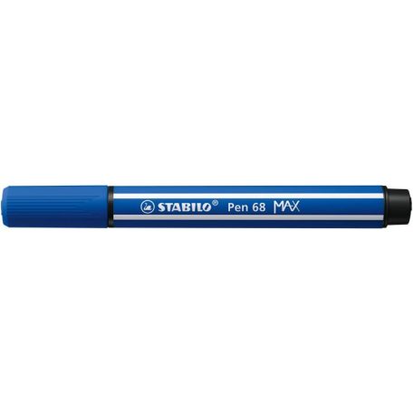 STABILO Filctoll, 1-5 mm, vágott hegy, STABILO "Pen 68 MAX", ultramarinkék