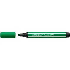   STABILO Filctoll, 1-5 mm, vágott hegy, STABILO "Pen 68 MAX", zöld