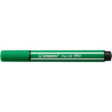 STABILO Filctoll, 1-5 mm, vágott hegy, STABILO "Pen 68 MAX", zöld