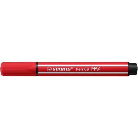 STABILO Filctoll, 1-5 mm, vágott hegy, STABILO "Pen 68 MAX", piros