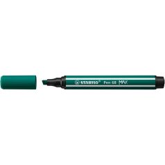   STABILO Filctoll, 1-5 mm, vágott hegy, STABILO "Pen 68 MAX", türkizzöld