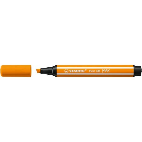STABILO Rostirón, 1-5 mm, vágott hegy, STABILO "Pen 68 MAX", narancssárga