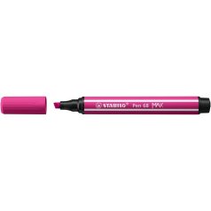   STABILO Filctoll, 1-5 mm, vágott hegy, STABILO "Pen 68 MAX", pink