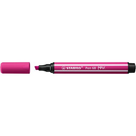 STABILO Filctoll, 1-5 mm, vágott hegy, STABILO "Pen 68 MAX", pink
